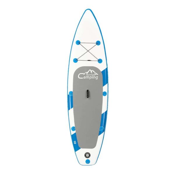 Campingsurvivals 11  Inflatable Stand Up Paddle Board   Durable Lightweight with Stable Wide Stance, Blue/White - Image 25