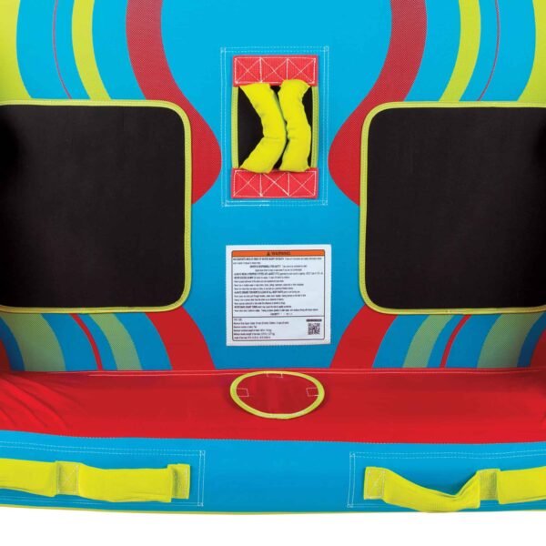 Connelly Fun 2 Person Inflatable 2 Way Towable Water Inner Tube, Multicolor - Image 9