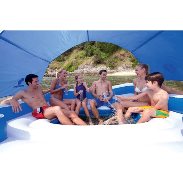 CoolerZ Tropical Breeze 6 Person Floating Raft   Electric Air Pump - Image 14