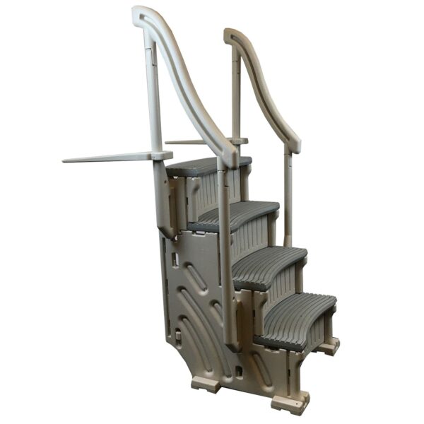Confer Plastics CCX-AG 4-Step Above Ground Pool Grand Entry Steps - Image 7