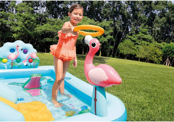 Inflatable Jungle Adventure Play Center – 96′′ x 78′′ x 28′′ – Kiddie Pool for Ages 2 and Up - Image 4
