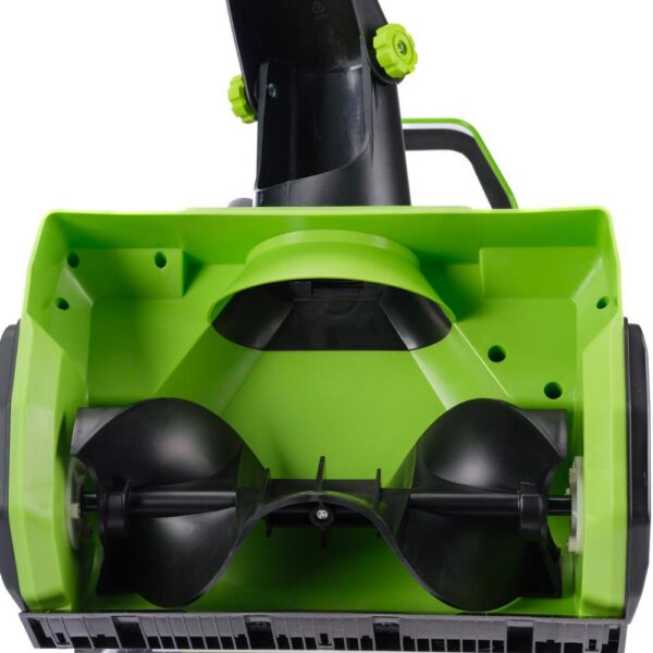 Earthwise SN71018 13.5-Amp 18-Inch SN71018 Electric Corded Walk Behind Snow Thrower with LED Lights - Image 12