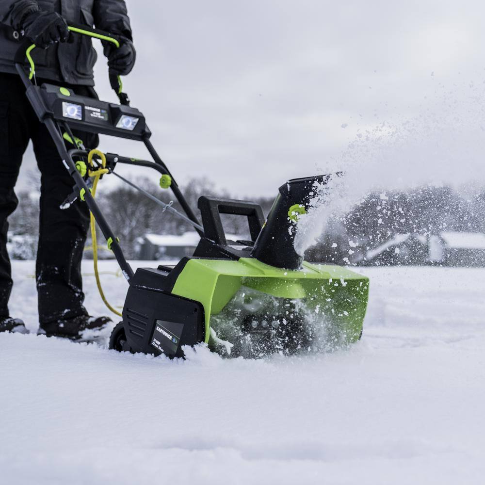 22 in. 14 Amp Corded Electric Snow Thrower with LED Lights - 3