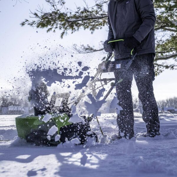 Earthwise SN71022 22 in. 14 Amp Corded Electric Snow Thrower with LED Lights - Image 11