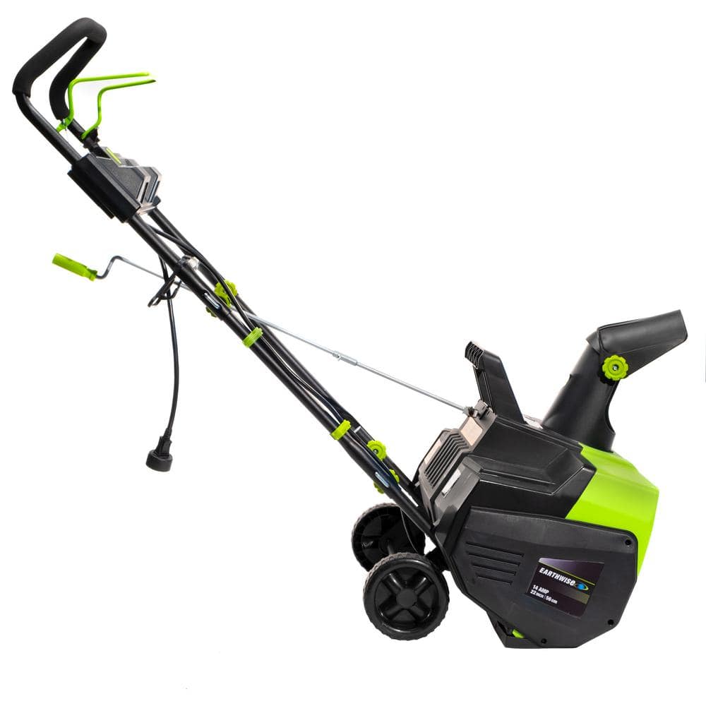 22 in. 14 Amp Corded Electric Snow Thrower with LED Lights - 1