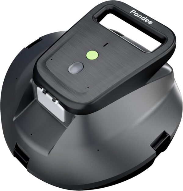 Robotic Pool Vacuum, Cordless Pool Cleaner with 120 Mins Runtime, Auto-Parking, 2.5h Fast Charging, Ideal for Above Ground Pool and Flat-Bottom Inground Pools up to 850 sq.ft