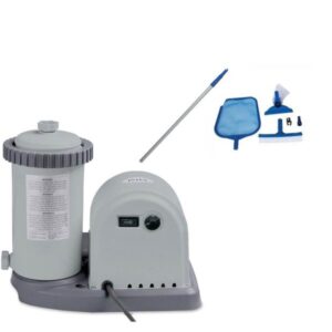 1500 GPH Pool Filter Pump with Timer    Swimming Pool Maintenance Kit