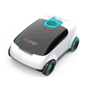 AIPER Scuba L1 Cordless Robotic Pool Cleaner   Automatic Pool Vacuum for Above Ground Pools up to 1100 sq.ft, White