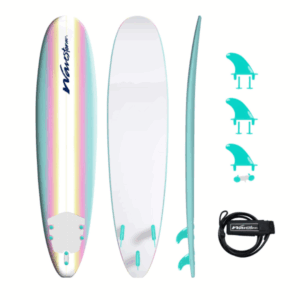 Wavestorm   Classic Soft Top Foam 8ft Surfboard   burst