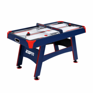 ESPN Air Powered Hockey Table with Overhead Electronic Scorer, 60  x 32  x 32