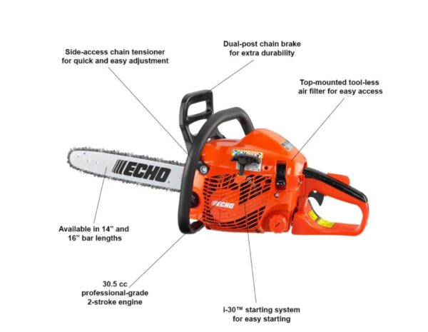 CS-310 14 in. 30.5 cc Gas 2-Stroke Cycle Chainsaw - Image 12