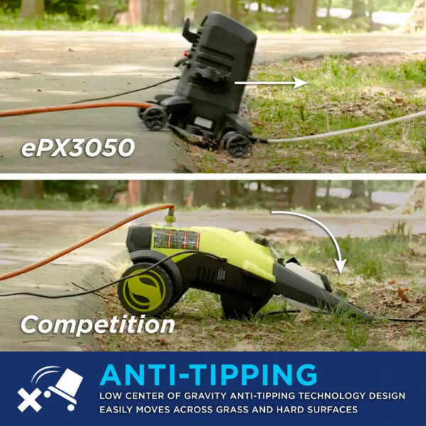 ePX3050 ePX 2050 PSI 1.76 GPM Electric Pressure Washer with Anti-Tipping Technology - Image 11