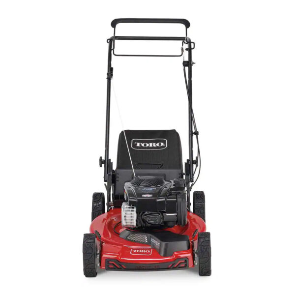 Toro 21442 22 in. Recycler Briggs & Stratton High Wheel FWD Gas Walk Behind Self Propelled Lawn Mower with Super Bagger - Image 2