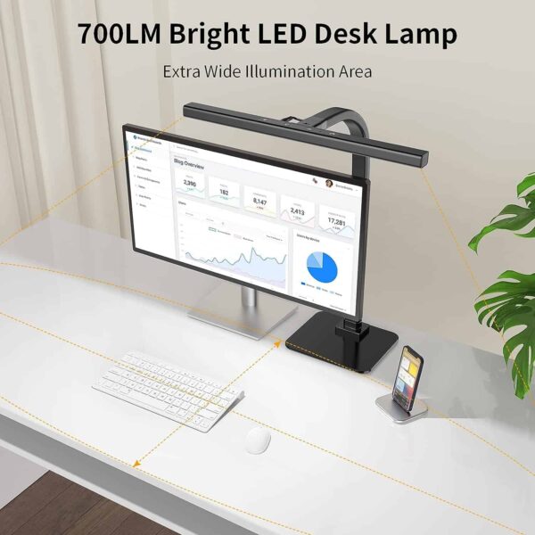 EppieBasic Led Desk Lamp, Architect Desk Lamps for Home Office   Black - Image 14
