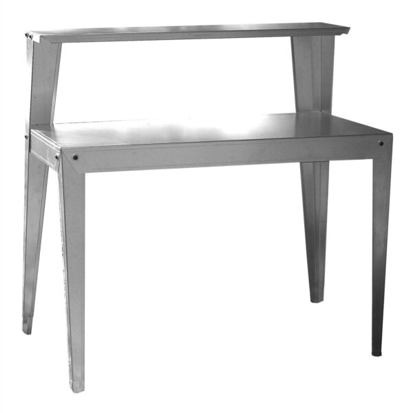 Galvanized Steel Potting Bench Garden Workstation Rack Table - Image 2